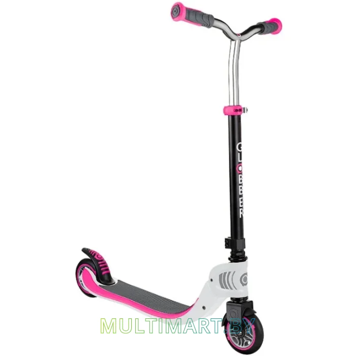 Самокат Globber Flow 125 Foldable (бело-розовый)